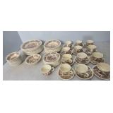 Vintage Fair Winds China, dinner plates salad