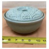 Red Wing Pottery baby warmer dish.