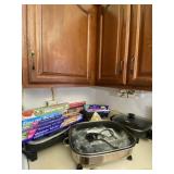 Electric griddle and skillets with aluminum foil