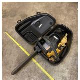 Poulan 221 Pro 40 cc chainsaw with case.
