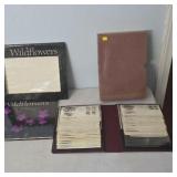 Wildflowers stamp collection book , first day