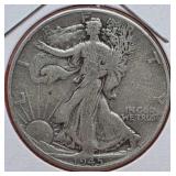 1945 Walking Liberty Silver Half Dollar