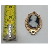 Antique 19th Century Natural Pearl Onyx Cameo