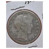1910-S Barber Half Dollar