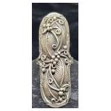 Navajo Blossom Sterling Ring Size 8 3/4 11.96g