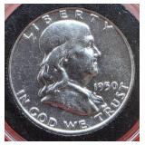 1950 Franklin Silver Half Dollar