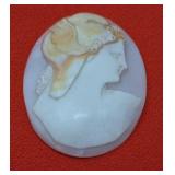 Hand Carved Cameo Shell