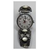 Mother of Pearl & Sterling  Watch Ends