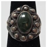 Navajo Turquoise & Sterling Ring  Size