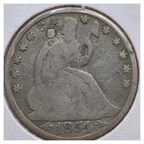 1854-O Seated Liberty Half Dollar with Arrows &