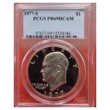 1977-S Eisenhower Dollar Graded