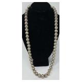 Navajo Sterling Pearl Necklace 133g