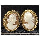 1/20 12k GF Dabro Hand Carved Shell Cameo Screw