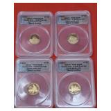 2009-S Lincoln Cent 4 Coin Proof Set A First