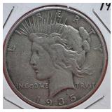 1935 Peace Silver Dollar