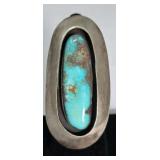Turquoise & Sterling Ring Size 7, 19.31g