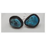 Sterling & Turquoise Cuffs 15.42g
