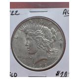 1922 Peace Silver Dollar