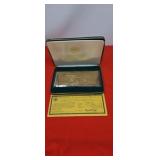 2001 $2.00 Gold Certificate