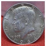 1964 Kennedy Silver Half Dollar