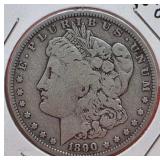 1890-Morgan Silver Dollar