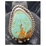 Sterling & Turquoise Size 5 11.36g