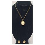 Dsrecraft 12k GF Craft Necklace  and Earrings