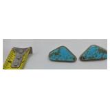Turquoise Clip on Earring 16.36g