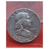 1953 Franklin Silver Half Dollar
