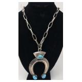 Sand Cast Navajo Turquoise Sterling Silver