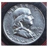 1950-D Franklin Silver Half Dollar