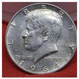 1964 Kennedy Silver Half Dollar