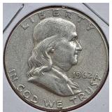 1962 Franklin Silver Half Dollar