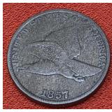 1857  Flying Eagle Cent