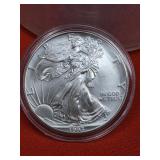 1993 UNC  Silver Eagle 1oz. Fine Silver Bullion