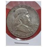 1960 Franklin Silver Half Dollar