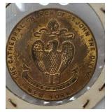 Catholic church of saint john, the divine coin