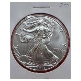 2016 UNC  Silver Eagle 1oz. Fine Silver Bullion