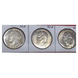 3-1972-D Eisenhower Dollars