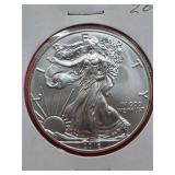 2016 UNC  Silver Eagle 1oz. Fine Silver Bullion