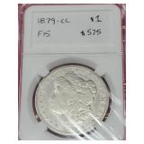 1879-CC Morgan Silver Dollar