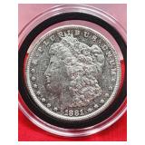 1881-S Morgan Silver Dollar