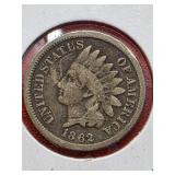 1862 Indian Head Penny