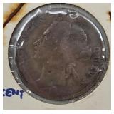 1898 Straits Settlements 1 cent