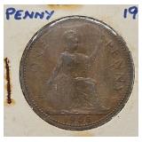1965 Great Britain 1 penny