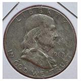 1962-D Franklin Silver Half Dollar