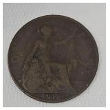 1918 Great Britain one penny