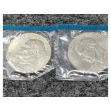 1974 Unc. Eisenhower 40% Silver Dollar