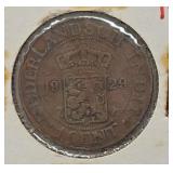 1929 Netherlands east indies 1 cent
