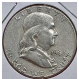 1962 Franklin Silver Half Dollar